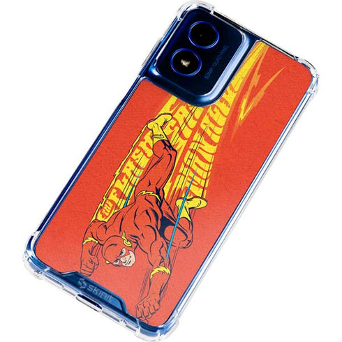 DC Comics Flash Racer Moto G 5G (2024) Clear Case